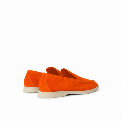 Loro Piana Mokassin Summer Walk - Terrakotta Orange