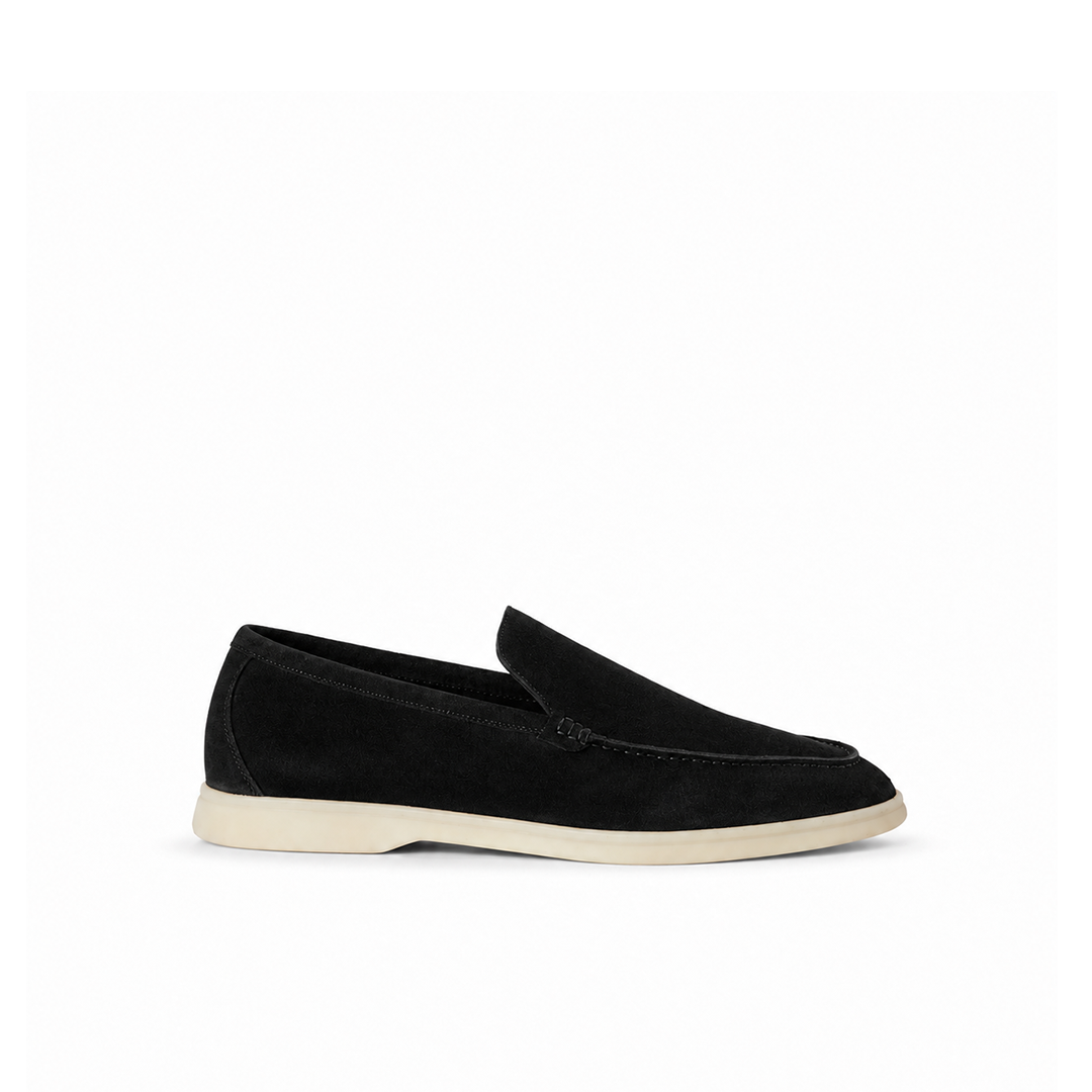 Loro Piana Mokassin Summer Walk - Schwarz