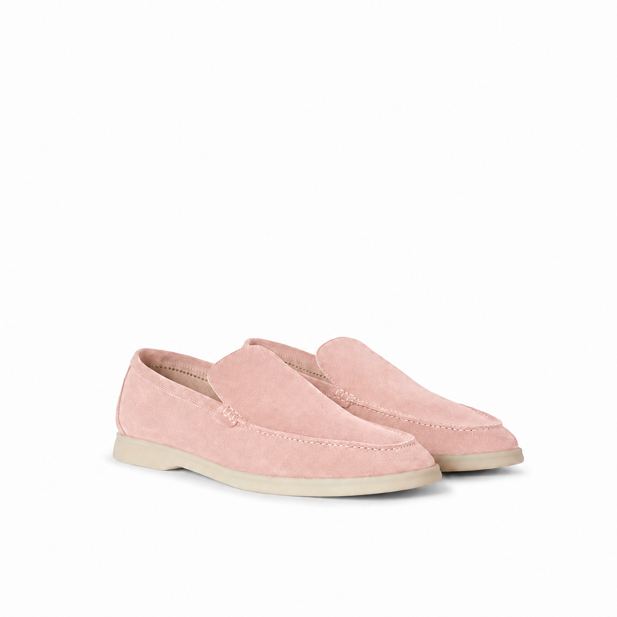 Loro Piana Mokassin Summer Walk - Rosé-Beige