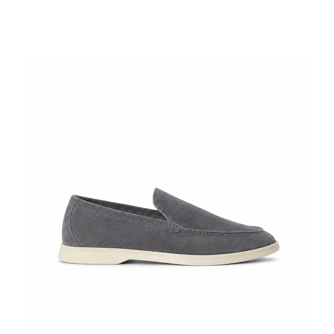 Loro Piana Mokassin Summer Walk - Anthrazit