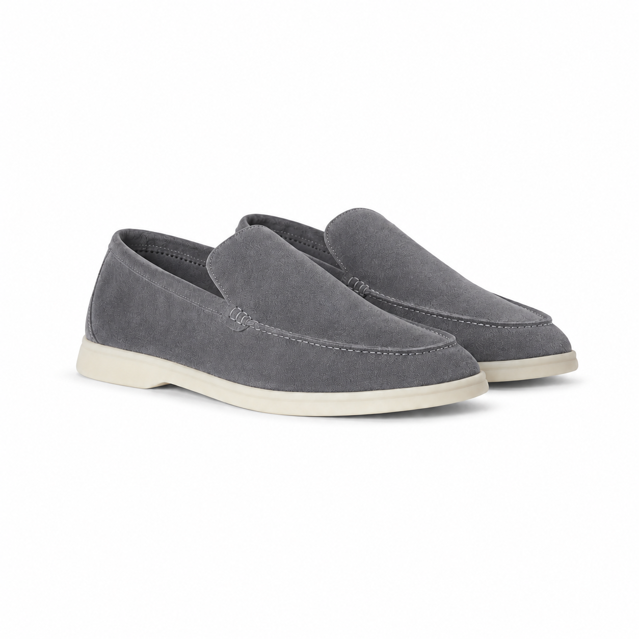 Loro Piana Mokassin Summer Walk - Anthrazit