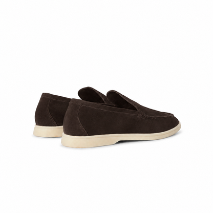 Loro Piana Mokassin Summer Walk - Espresso Braun