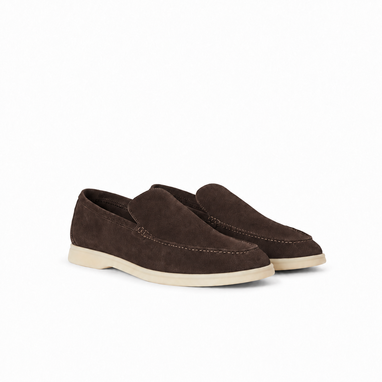 Loro Piana Mokassin Summer Walk - Espresso Braun