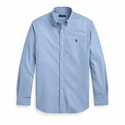 Ralph Lauren Slim Fit Oxford Hemd - Garment-Dyed
