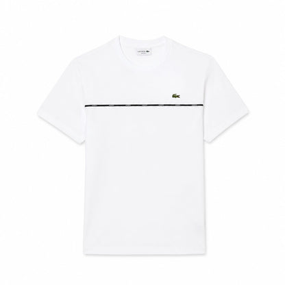 Lacoste Herren T-SHIRT Aus Baumwoll-Jersey Mit Kontrastbesatz