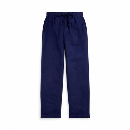 Ralph Lauren Lateef Relaxed Fit Leinen-Hose Mit Falten