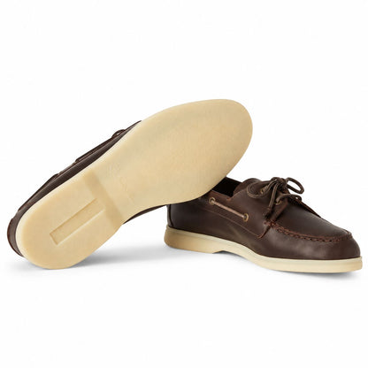 Loro Piana Mokassin Sea-Sail Walk - Light Chocolate