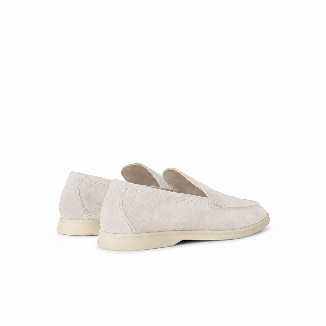 Loro Piana Mokassin Summer Walk - Cremeweiß