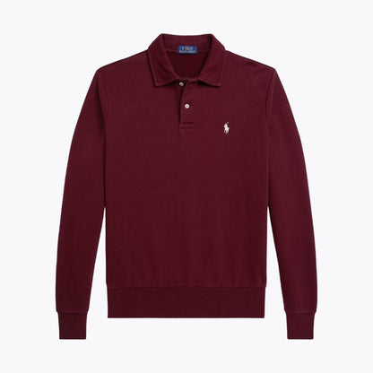 Ralph Lauren Loopback Fleece Sweatshirt Mit Kragen