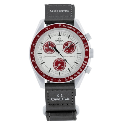 Omega X Swatch Speedmaster Moonswatch "mission to Mars" Chronograph