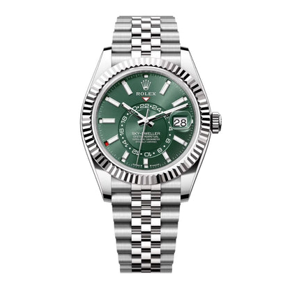 Rolex Sky-Dweller Mit Grünem Zifferblatt 336934-0001