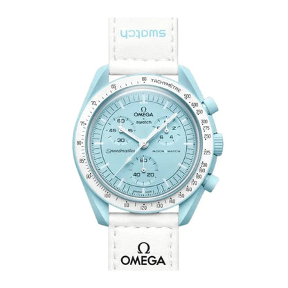 Omega X Swatch Speedmaster Moonswatch "mission to Uranus" Chronograph