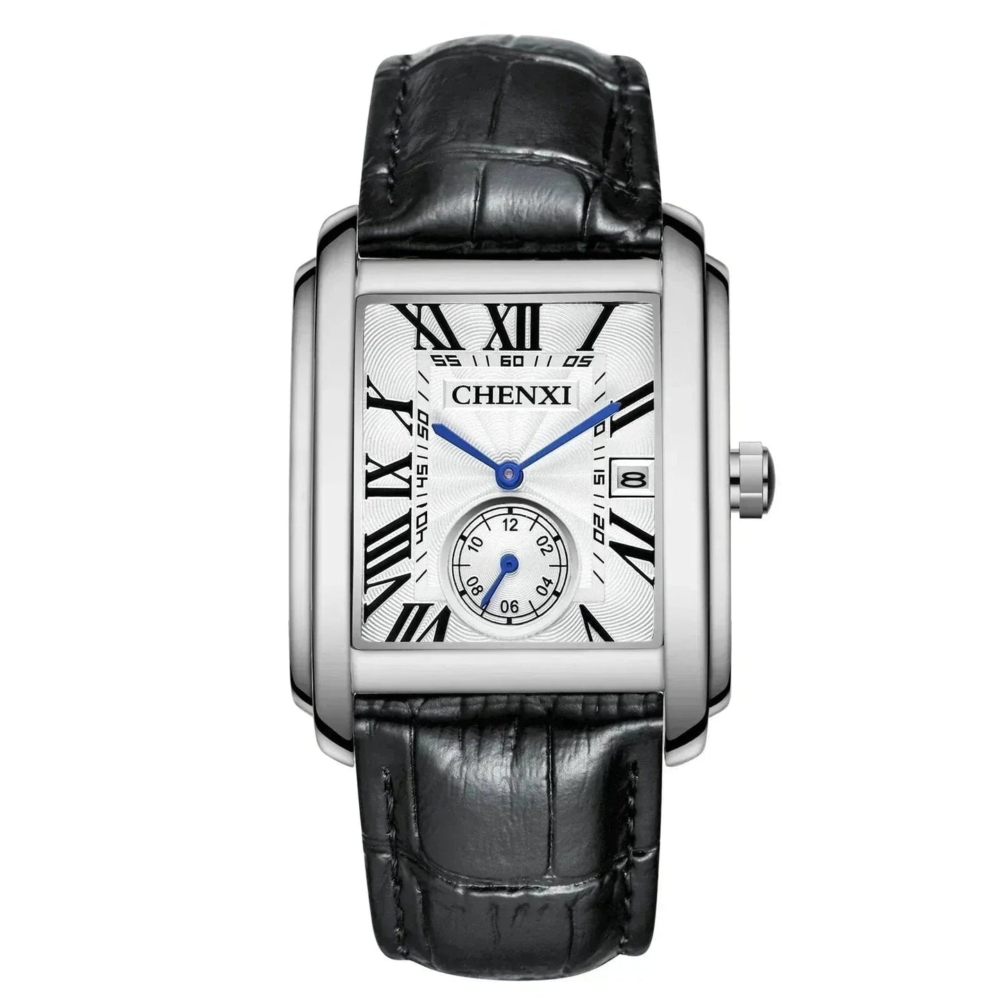 Poedagar Vintage Leder Armbanduhr