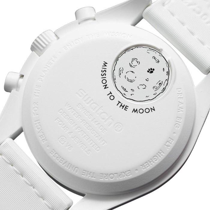 Omega X Swatch Speedmaster Moonswatch "mission to the Moonphase – Full Moon" Chronograph