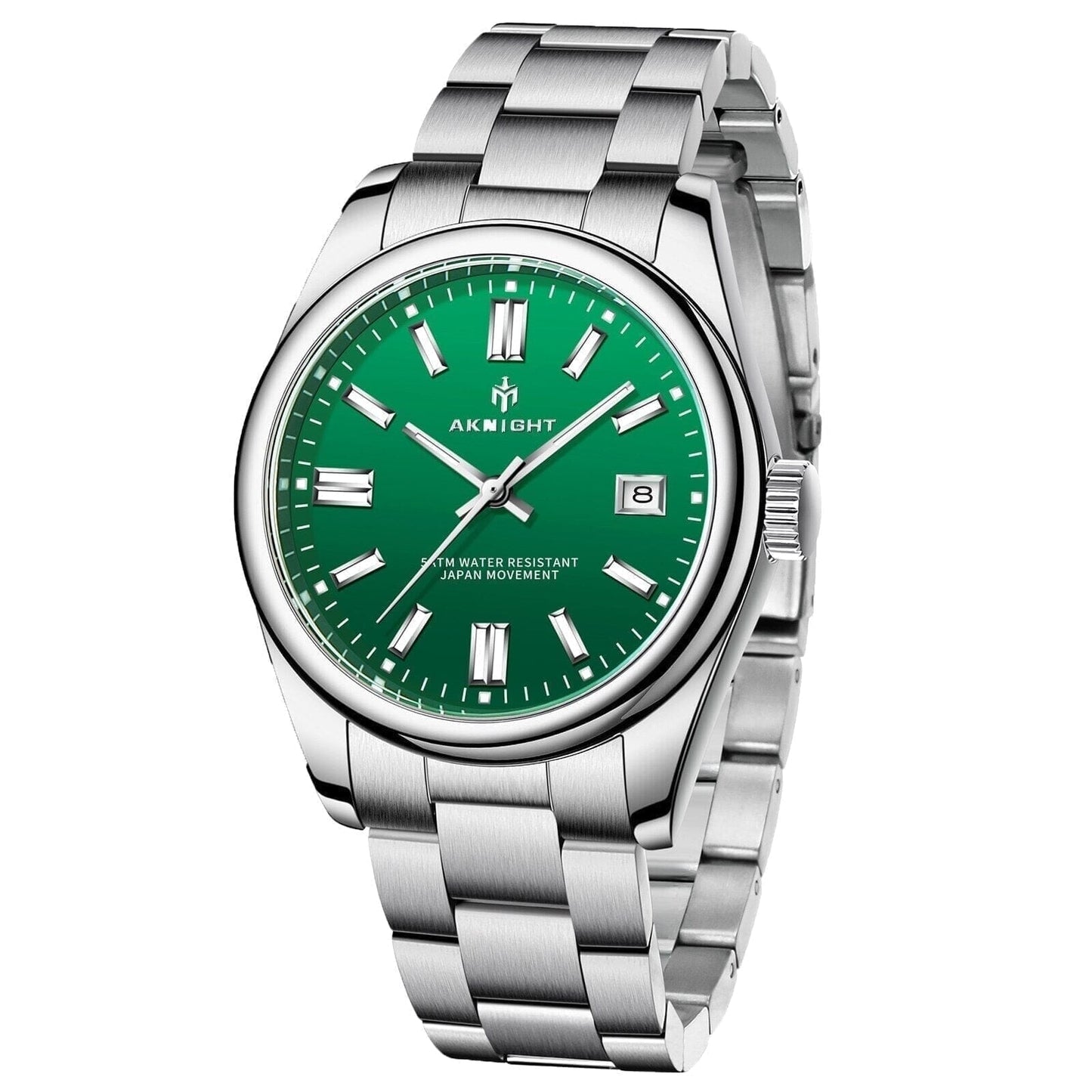 Poedagar Aknight 2113 Herren Quarz Armbanduhr - Edelstahl 39mm