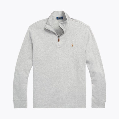 Ralph Lauren Estate-Rib Pullover Mit Viertel-Reißverschluss