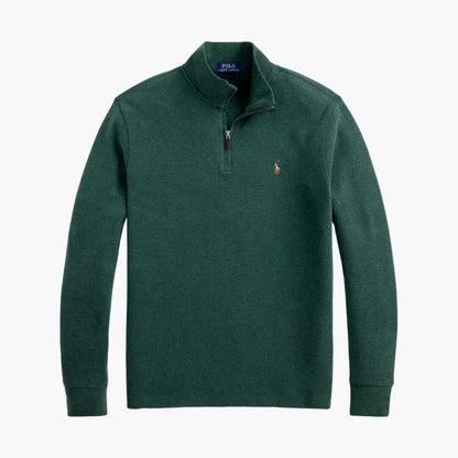 Ralph Lauren Estate-Rib Pullover Mit Viertel-Reißverschluss
