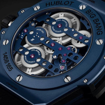 Hublot Big Bang MECA-10 Keramik Blau 45mm Herrenchronograph