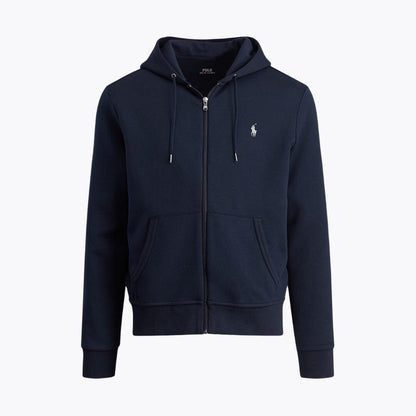 Ralph Lauren Doppelstrick Kapuzenjacke Mit Reißverschluss