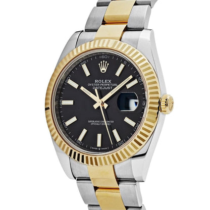 Rolex Datejust Oystersteel 126333 'gold White' - Luxusuhr