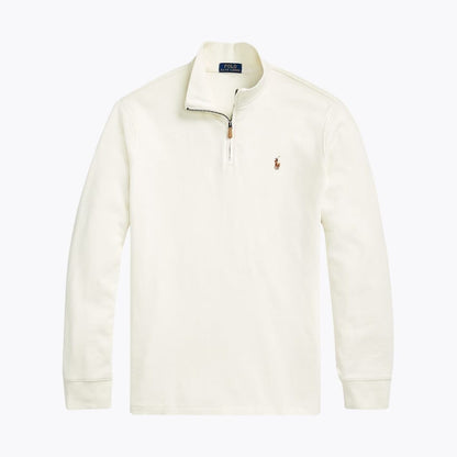 Ralph Lauren Estate-Rib Pullover Mit Viertel-Reißverschluss