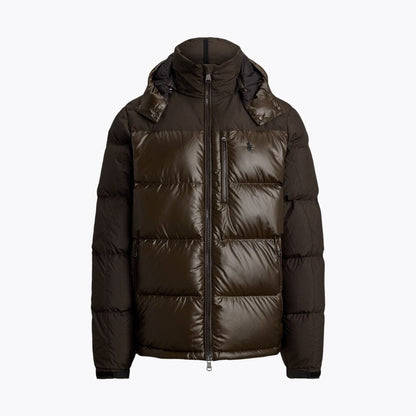 Ralph Lauren Gorham Zweifarbige Daunenjacke