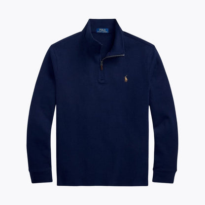 Ralph Lauren Estate-Rib Pullover Mit Viertel-Reißverschluss