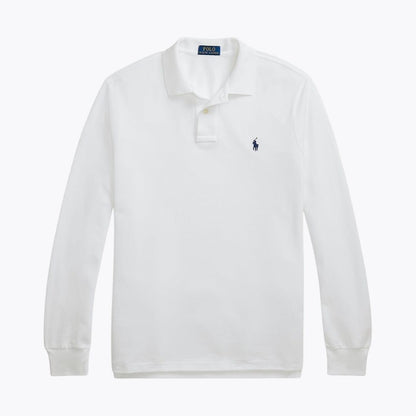 Ralph Lauren Langarm Polo-Shirt Aus Mesh-Baumwolle