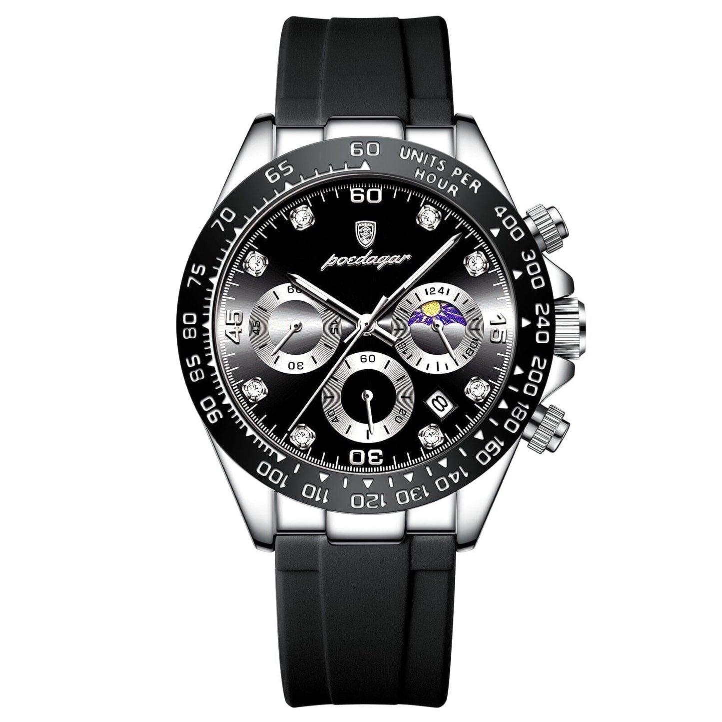Poedagar Chronograph Mit Datumsanzeige