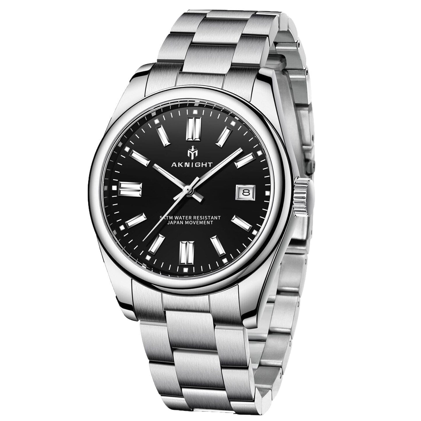 Poedagar Aknight 2113 Herren Quarz Armbanduhr - Edelstahl 39mm