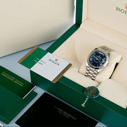 Rolex Day-Date 228239-0002 Mit Blauem Zifferblatt