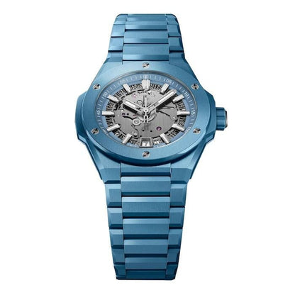 Hublot Big Bang UNICO Integrated Time Only, Himmelblaue Keramik, 42 mm