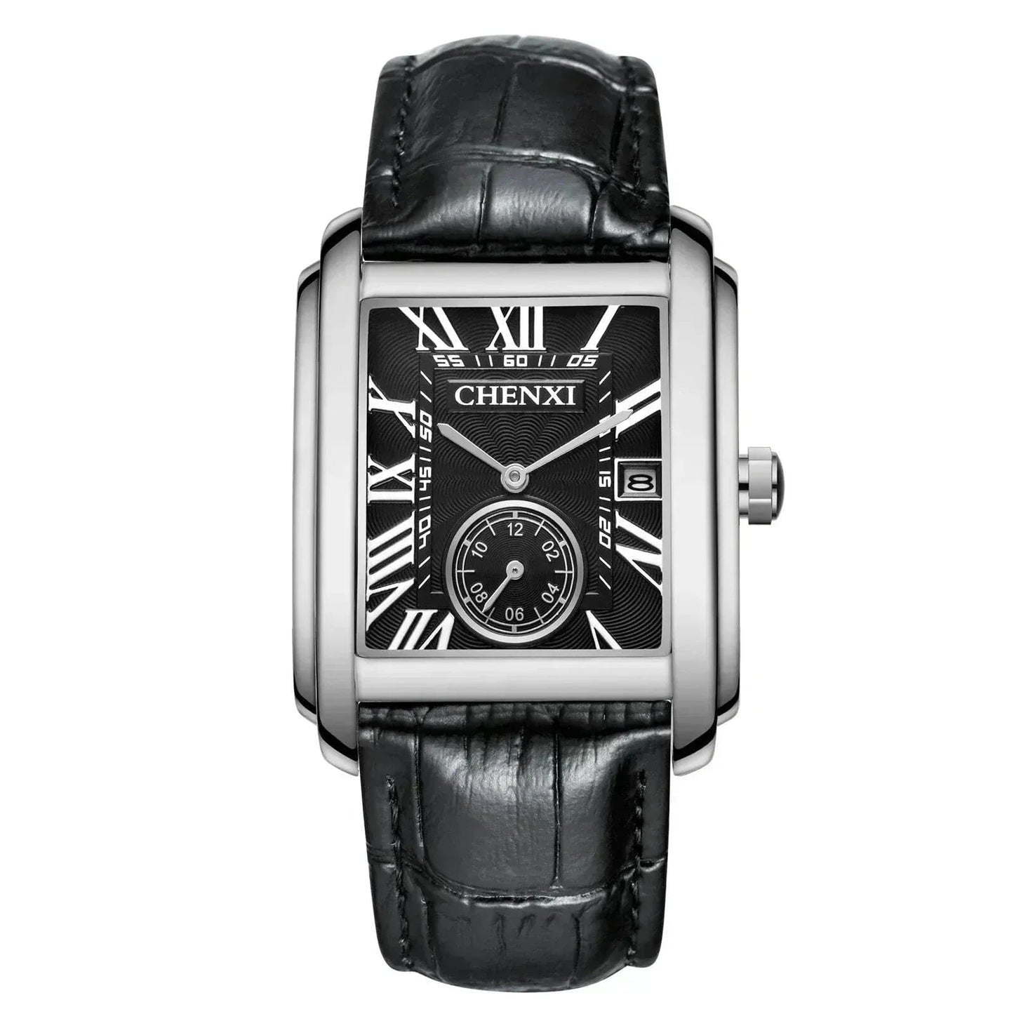 Poedagar Vintage Leder Armbanduhr