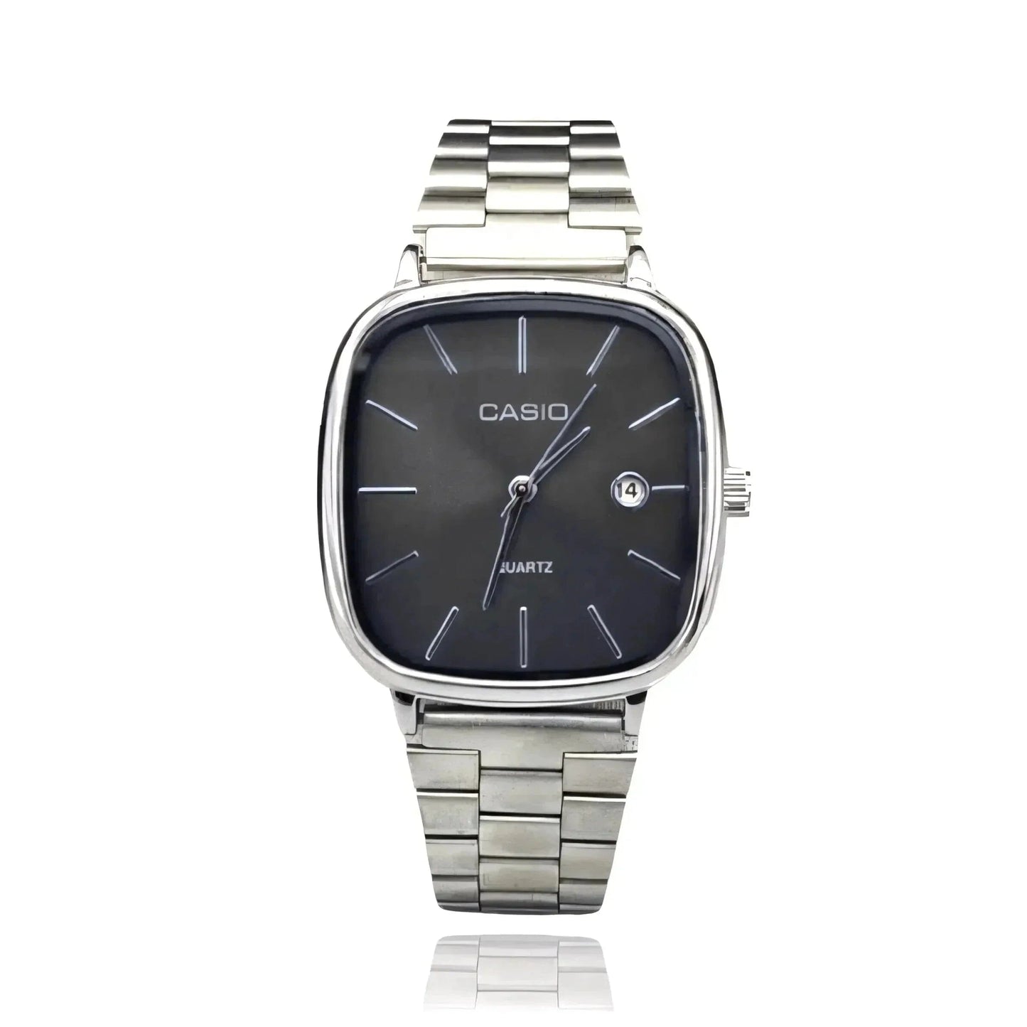 CASIO Luxuriöse 36mm Armbanduhr - Wasserdicht | Edelstahl
