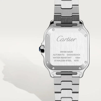 Cartier Santos Classic Silber Herrenarmbanduhr